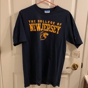 Mens College of New Jersey T-shirt